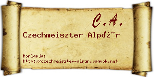 Czechmeiszter Alpár névjegykártya